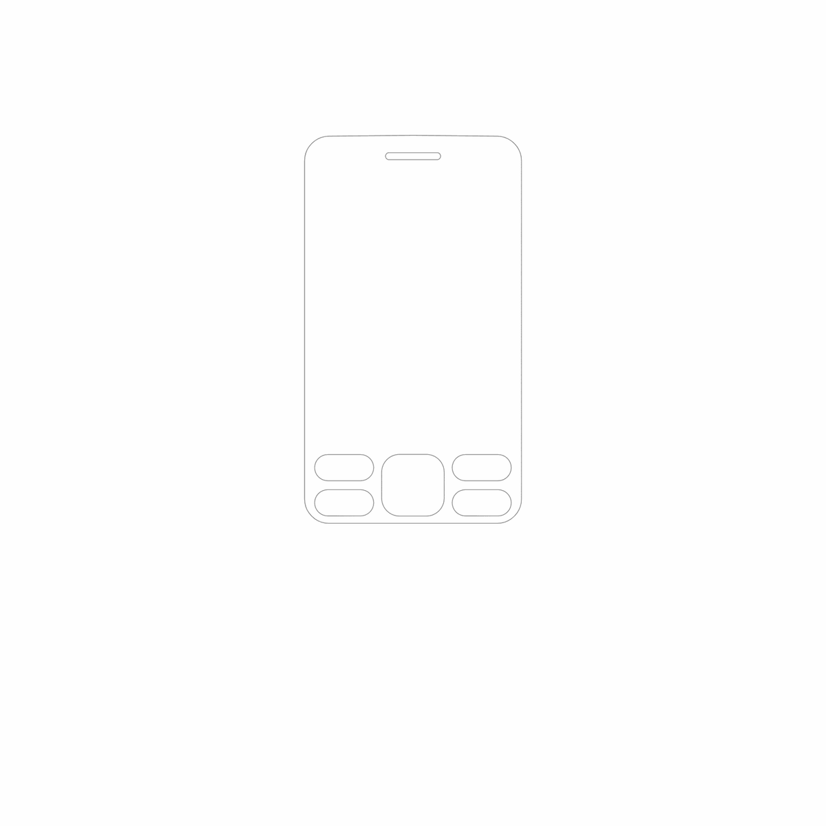 dipos Displayschutz für Logicom Kay 243, mattierte Oberfläche, geringe Dicke und perfekte Passform