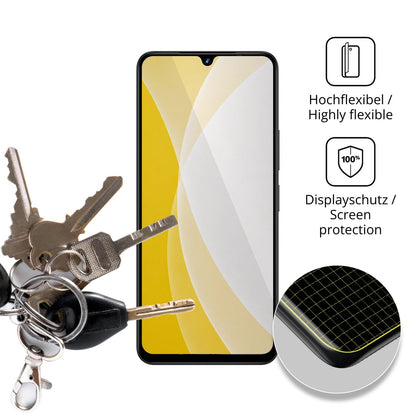 dipos Displayschutz für Logicom Vision X3 Max, transparente Oberfläche, geringe Dicke und perfekte Passform