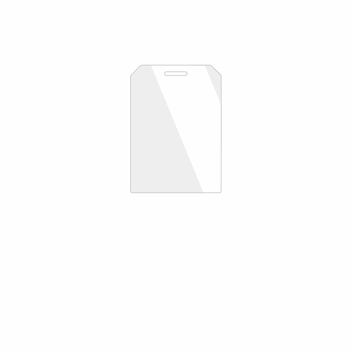 dipos Displayschutz für Logicom Xtrem 40, transparente Oberfläche, geringe Dicke und perfekte Passform