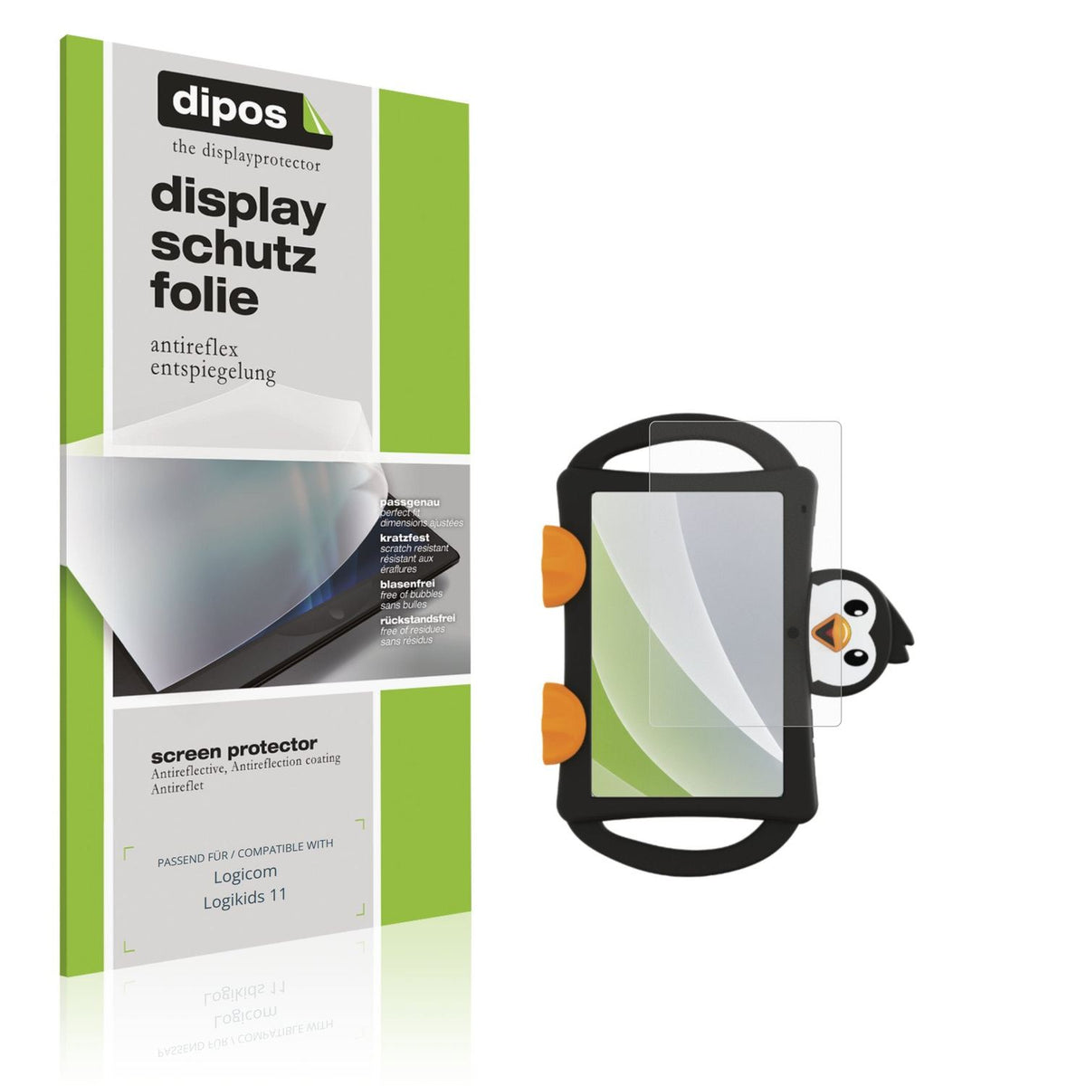 2x Screen Protector for Logicom Logikids 11 Protection Anti Glare dipos