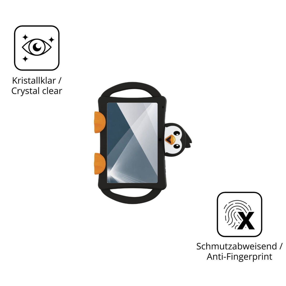 2x Screen Protector for Logicom Logikids 11 Flexible Glass 9H dipos