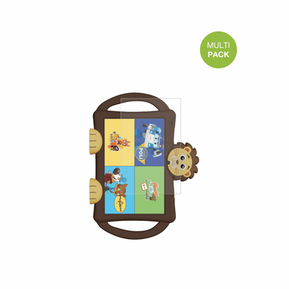 2x Screen Protector for Logicom Logikids Star Protection Anti Glare dipos
