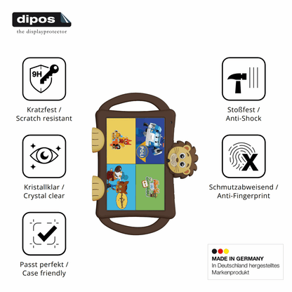 2x Screen Protector for Logicom Logikids Star Flexible Glass 9H dipos