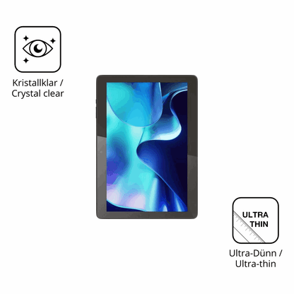 2x Screen Protector for Logicom Tab 134 Protection Crystal Clear dipos