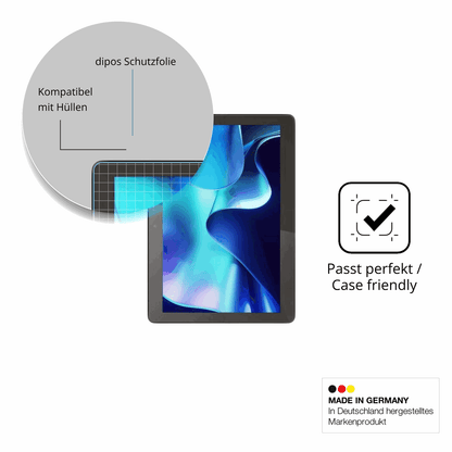 2x Screen Protector for Logicom Tab 134 Protection Crystal Clear dipos