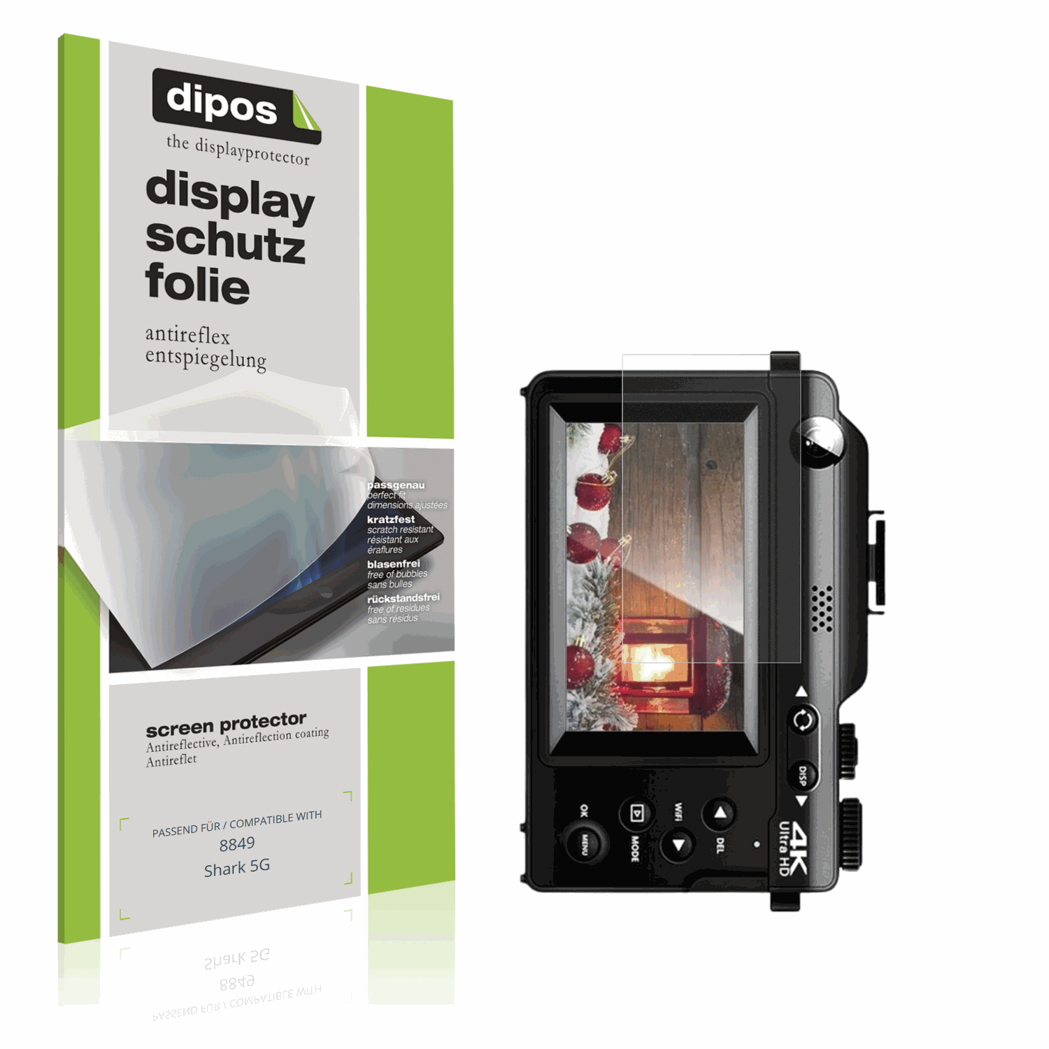 Matte Displayschutzfolie von dipos passend für LONGYI X9, präziser Zuschnitt und blasenfrei montiert