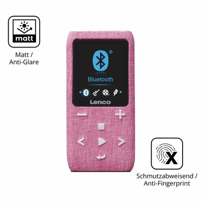 Dünne und entspiegelnde Folie passend zugeschnitten für LUCKDANO MP3-Player