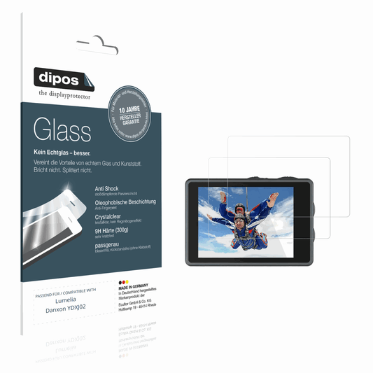 2x Screen Protector for Lumelia Danxon YDXJ02 Flexible Glass 9H dipos