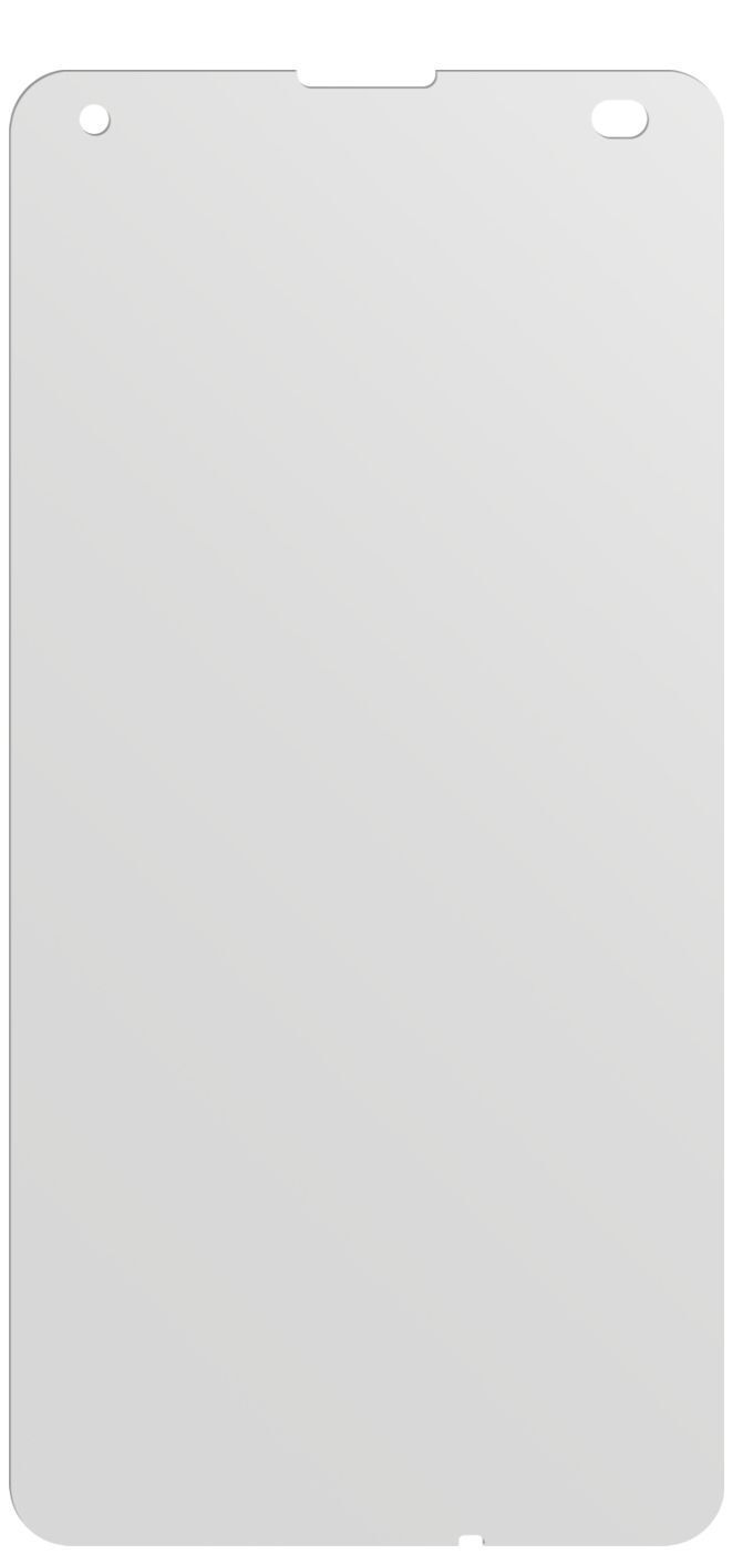 dipos Displayschutz für Lumia 550 Microsoft, mattierte Oberfläche, geringe Dicke und perfekte Passform