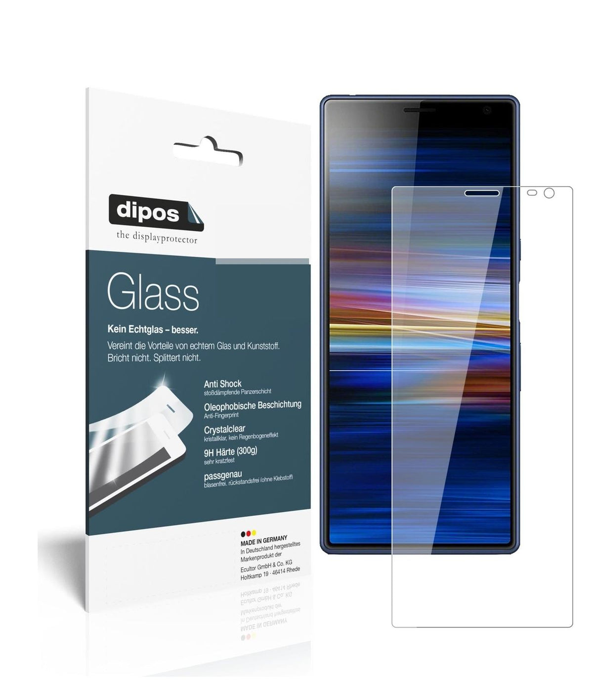 Screen Protector for I Sony Xperia 10 I Flexible Glass I Film I 9H I dipos