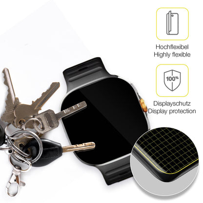 dipos Displayschutz für M99 2.4 Zoll Smartwatch, transparente Oberfläche, geringe Dicke und perfekte Passform