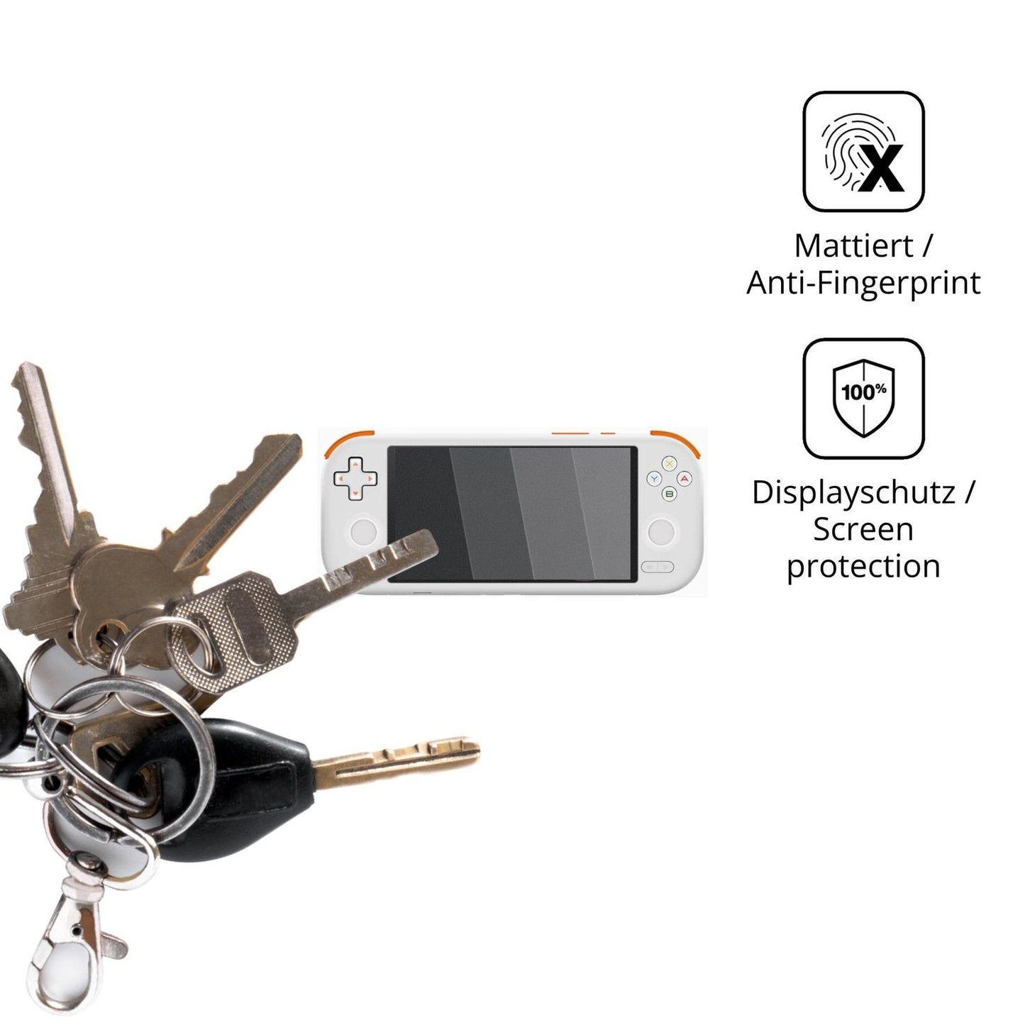 dipos Displayschutz für Mangmi Air X 5.5 Zoll, mattierte Oberfläche, Blickschutzfilter und perfekter Passform