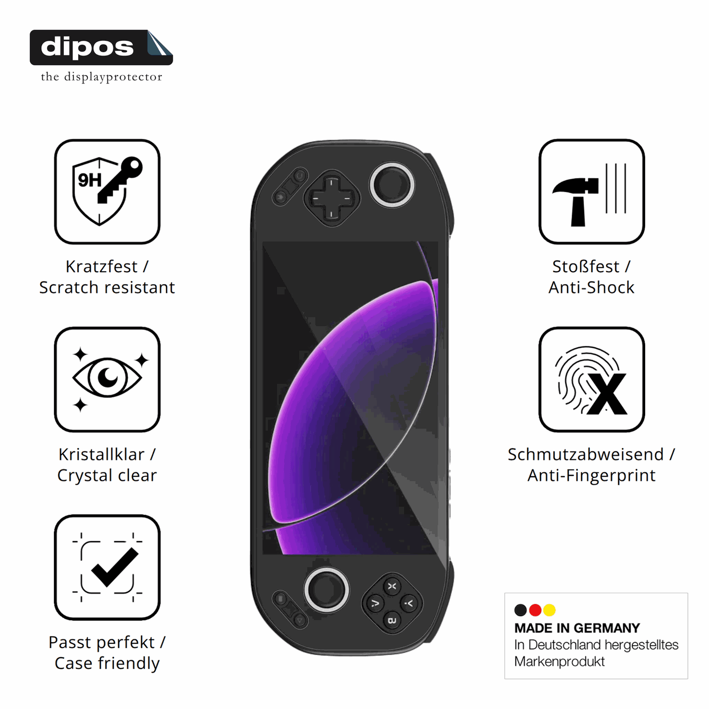 2x Screen Protector for MANGMI Pocket Max Flexible Glass 9H dipos