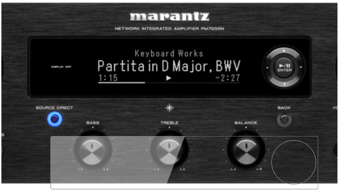 2x Screen Protector for Marantz PM7000N Flexible Glass 9H dipos