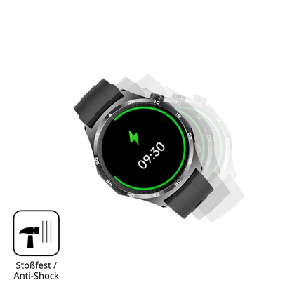 Schutz gegen Kratzer auf dem marsyu1.43 zoll smartwatch Glas durch Schlüssel, Stöße gegen die Tischkante oder Stürze