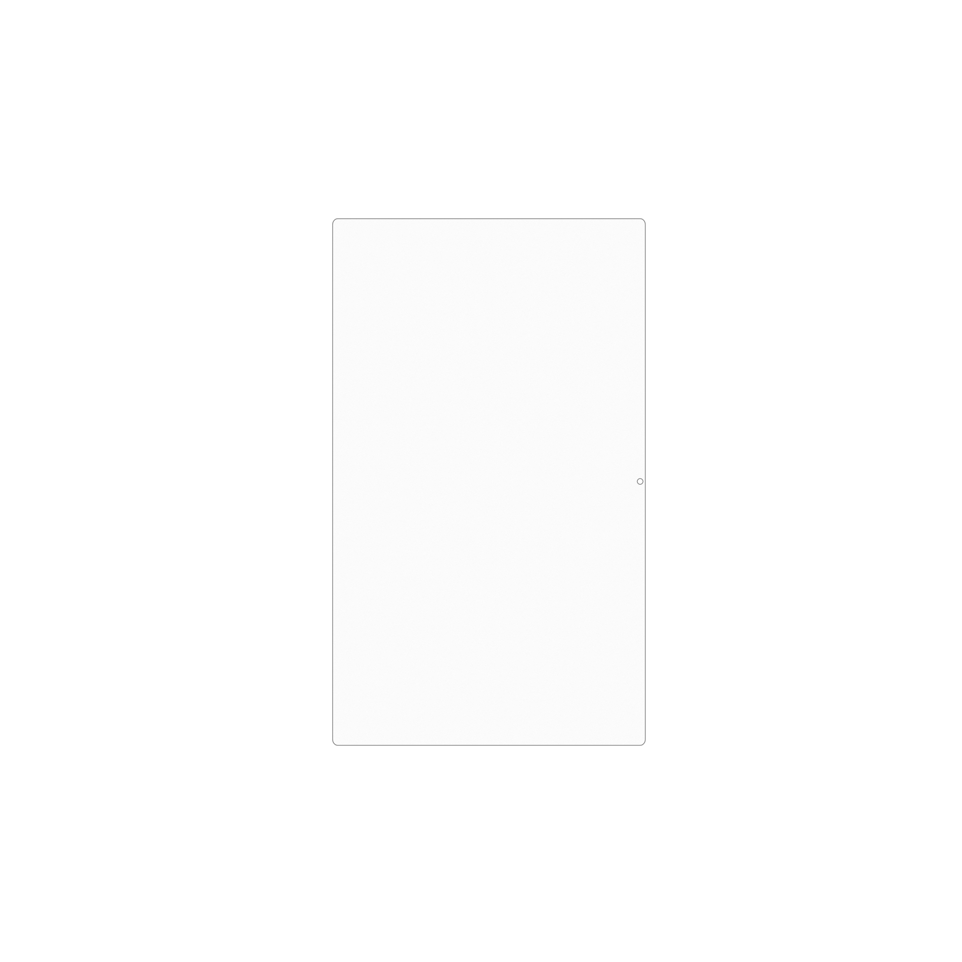 dipos Displayschutz für Masewo 14 Zoll Tablet, mattierte Oberfläche, geringe Dicke und perfekte Passform