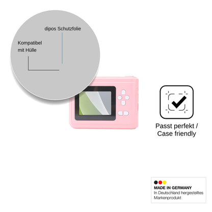 4x Screen Protector for Akozon Compact HD Protection Anti Glare dipos