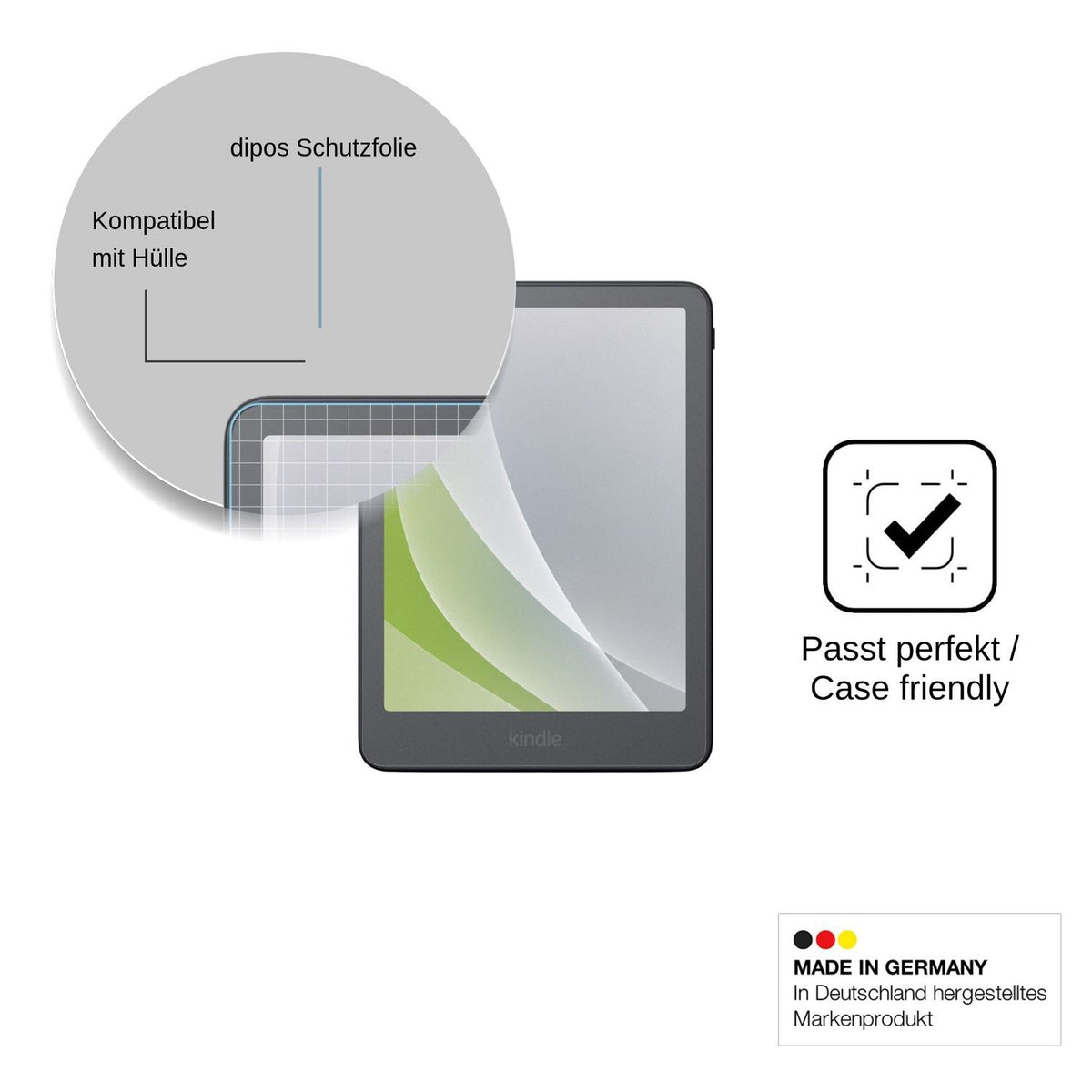 2x Screen Protector for Amazon Kindle Colorsoft 2026 Protection Anti Glare dipos