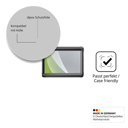 Schutzfolie mit optimaler Passform, zur Verwendung mit Hüllen geeignet