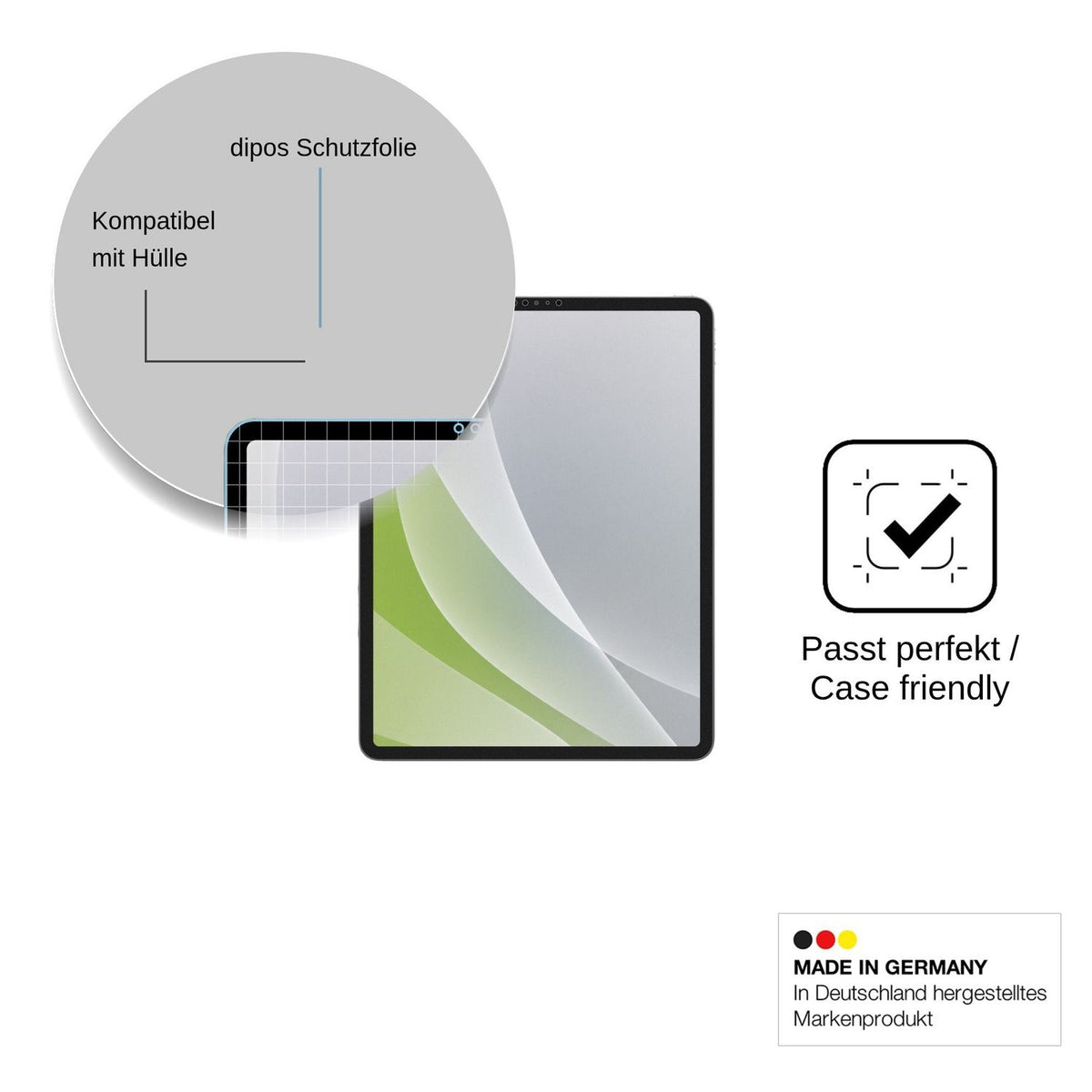 2x Screen Protector for Apple iPad Pro 12.9 Inch (2022) Protection Anti Glare dipos
