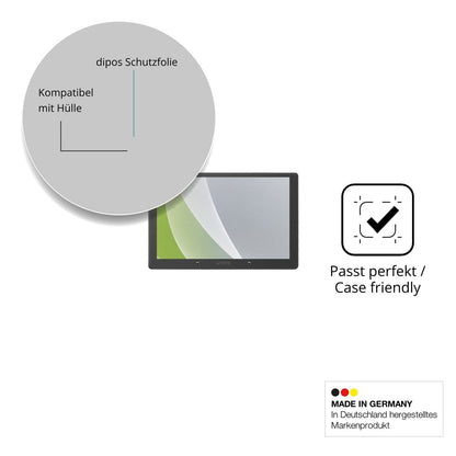 Schutzfolie mit optimaler Passform, zur Verwendung mit Hüllen geeignet