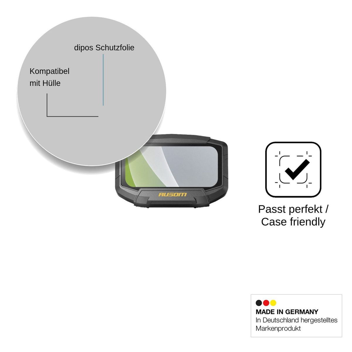 4x Screen Protector for Ausom Gosoul 2 Pro Protection Anti Glare dipos