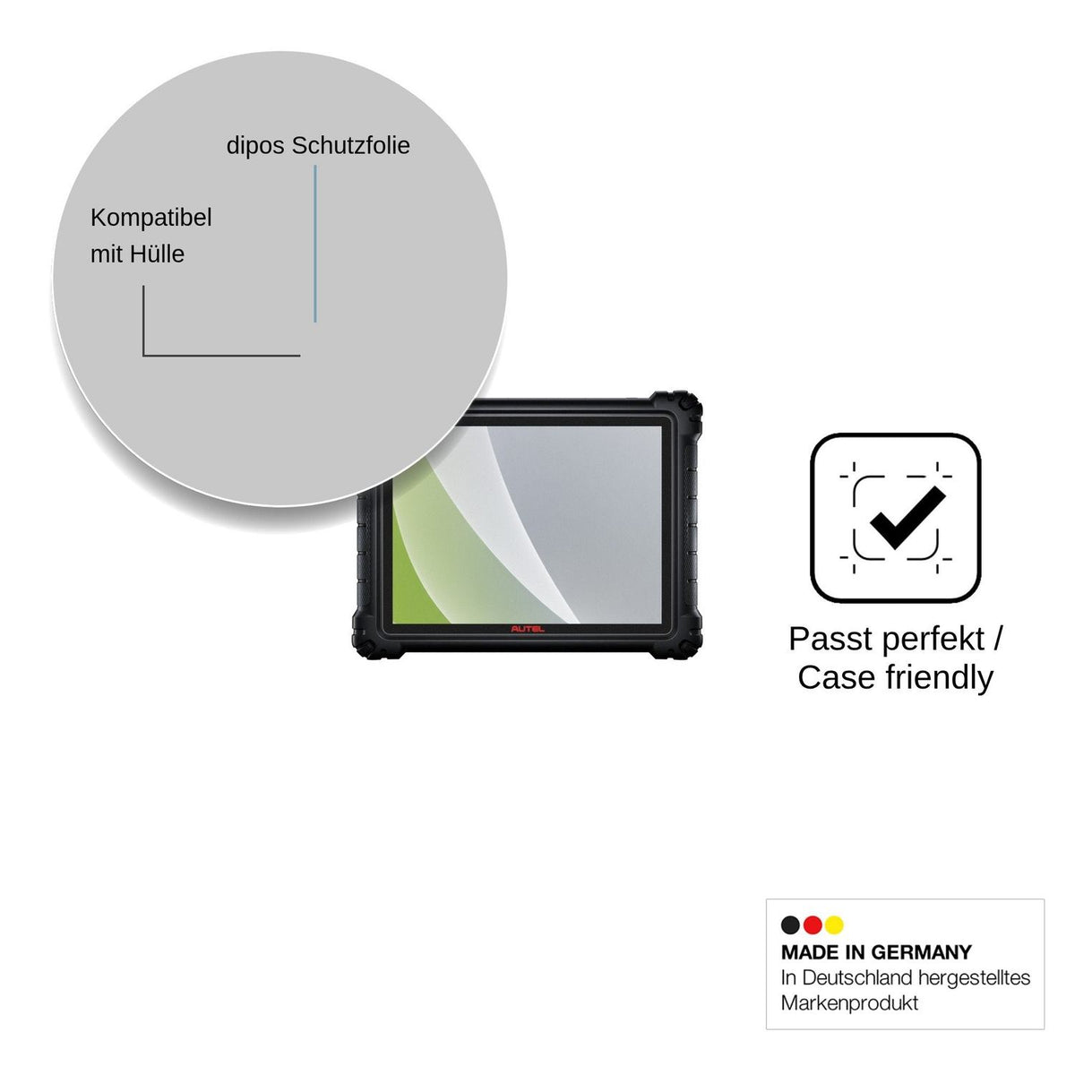 2x Screen Protector for Autel MaxiSYS Ultra S2 Protection Anti Glare dipos