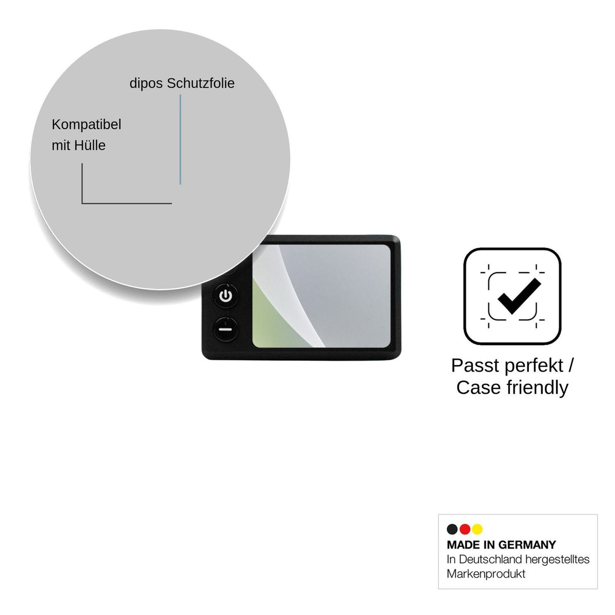 4x Screen Protector for Bassadoro Lenker Display S E Protection Anti Glare dipos
