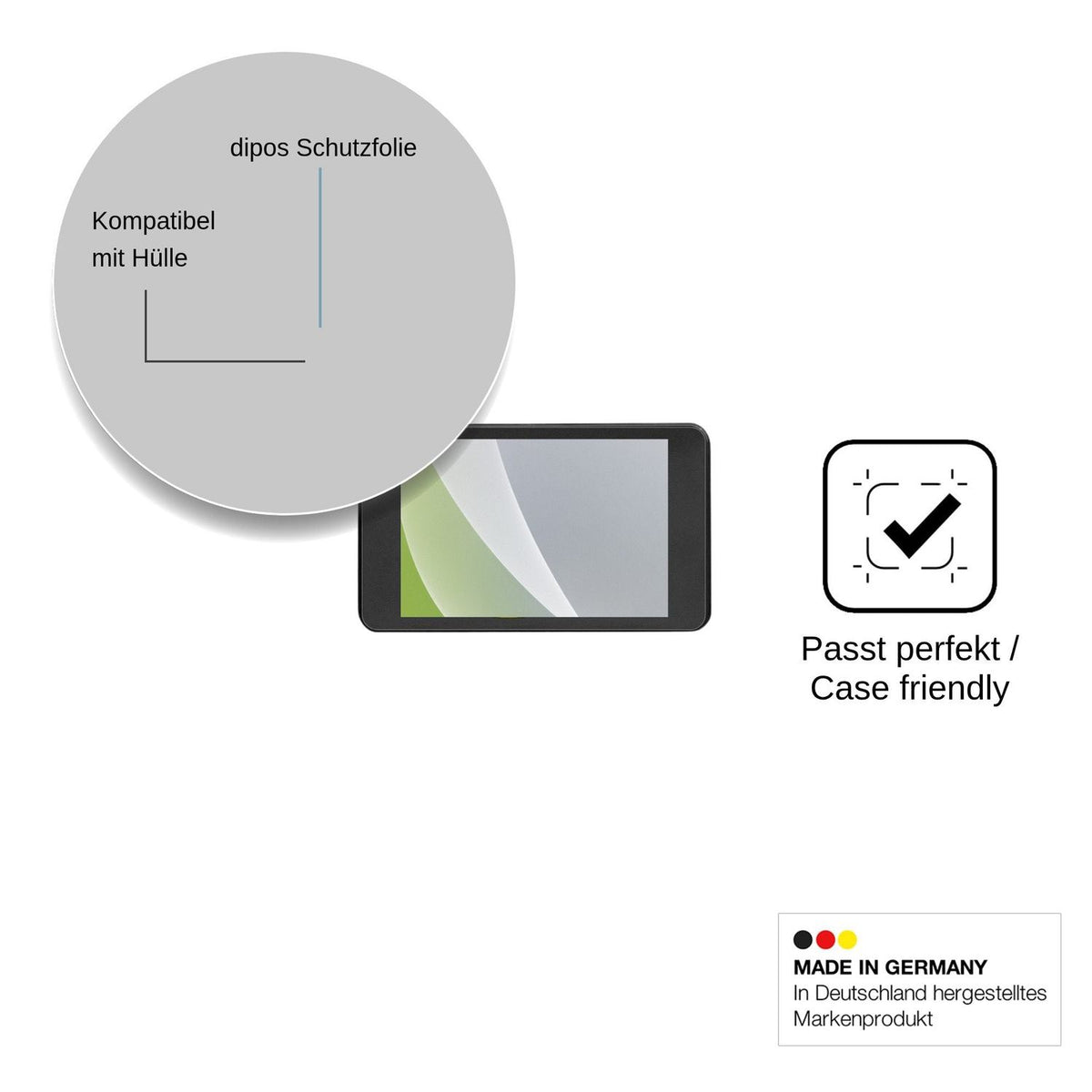 4x Screen Protector for Beazoom T8 Protection Anti Glare dipos