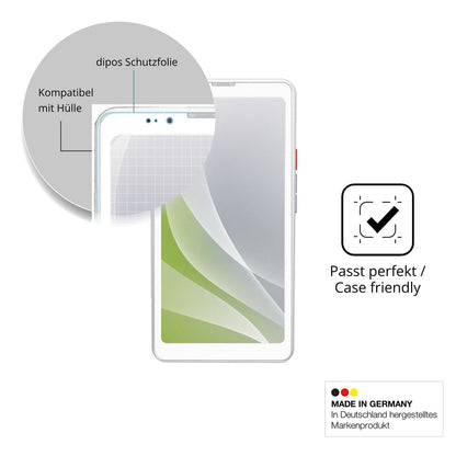 Schutzfolie mit optimaler Passform, zur Verwendung mit Hüllen geeignet