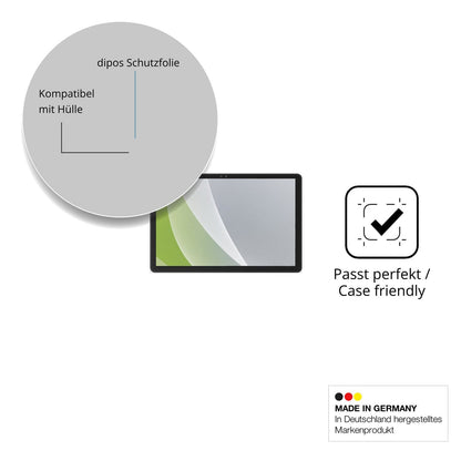 Schutzfolie mit optimaler Passform, zur Verwendung mit Hüllen geeignet