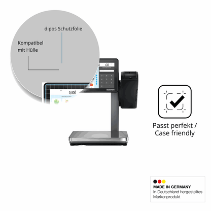 Schutzfolie mit optimaler Passform, zur Verwendung mit Hüllen geeignet