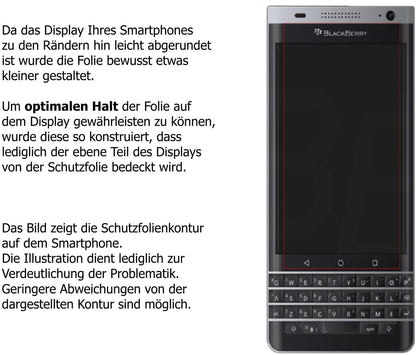 Schutzfolie mit optimaler Passform, zur Verwendung mit Hüllen geeignet