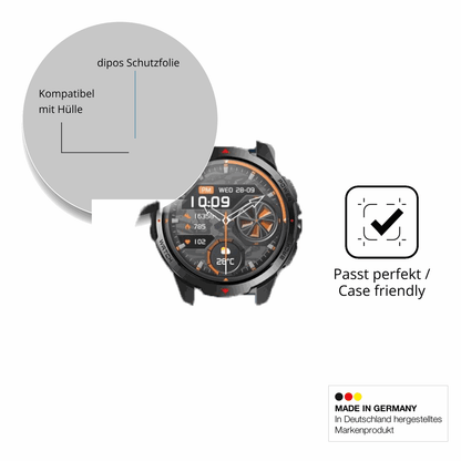Schutzfolie mit optimaler Passform, zur Verwendung mit Hüllen geeignet
