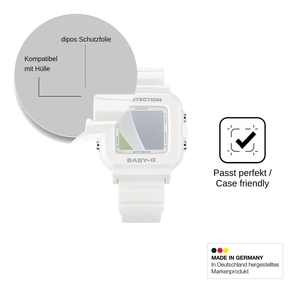 6x Screen Protector for Casio Baby-G BGD-10 Protection Anti Glare dipos