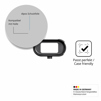 Schutzfolie mit optimaler Passform, zur Verwendung mit Hüllen geeignet