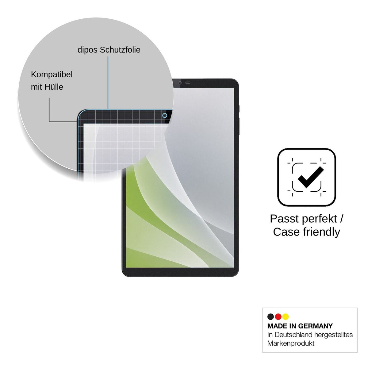 2x Screen Protector for Crelander Tab-001 Protection Anti Glare dipos