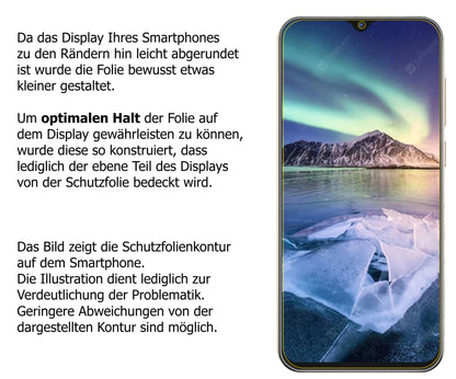 Schutzfolie mit optimaler Passform, zur Verwendung mit Hüllen geeignet