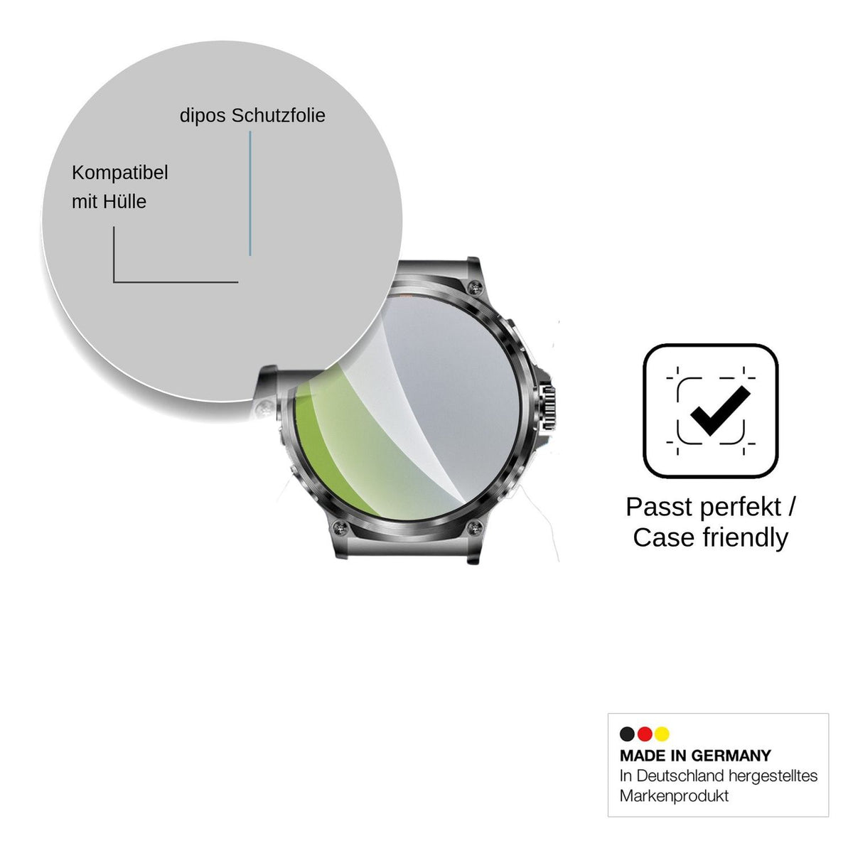 6x Screen Protector for Deedlite Zeus 2.0 Protection Anti Glare dipos