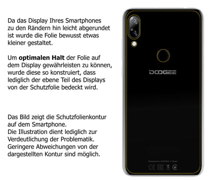 Schutzfolie mit optimaler Passform, zur Verwendung mit Hüllen geeignet
