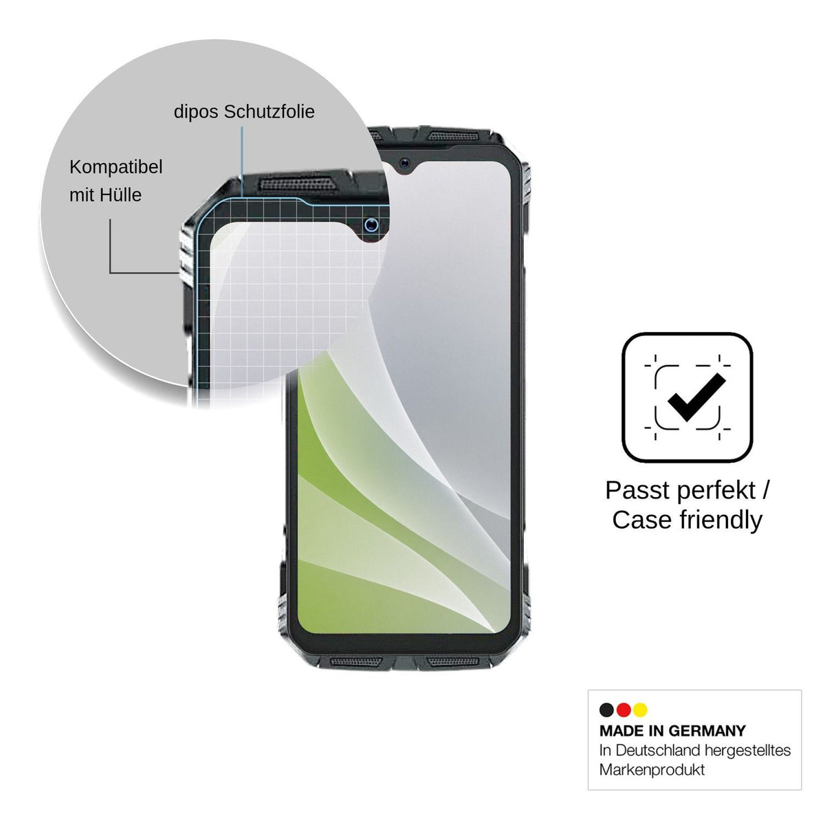 4x Screen Protector for Doogee S118 Plus Protection Anti Glare dipos