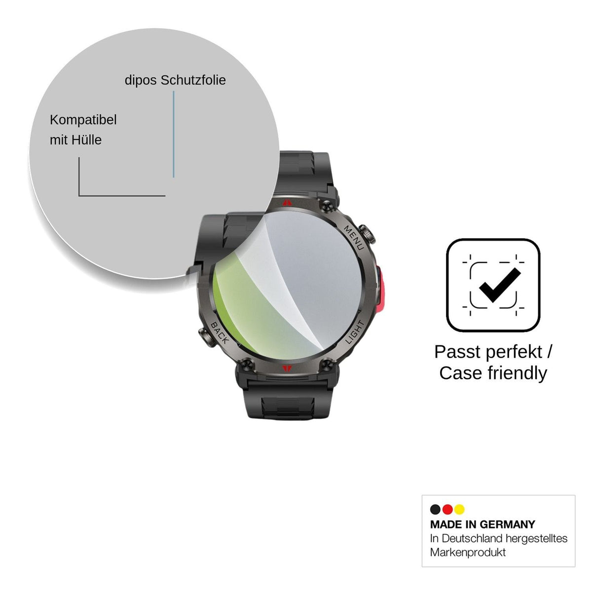 6x Screen Protector for Doomixs P50BK Protection Anti Glare dipos