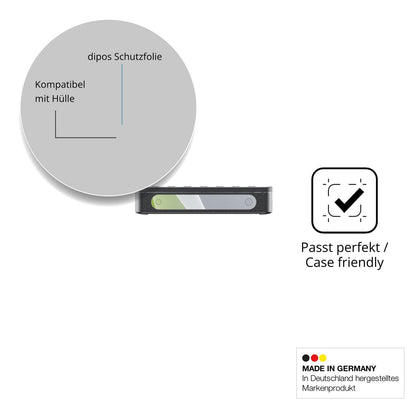 Schutzfolie mit optimaler Passform, zur Verwendung mit Hüllen geeignet