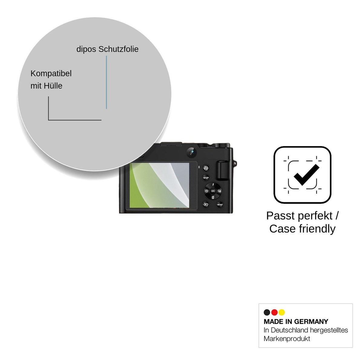 4x Screen Protector for FlyFrost DC218 Protection Anti Glare dipos