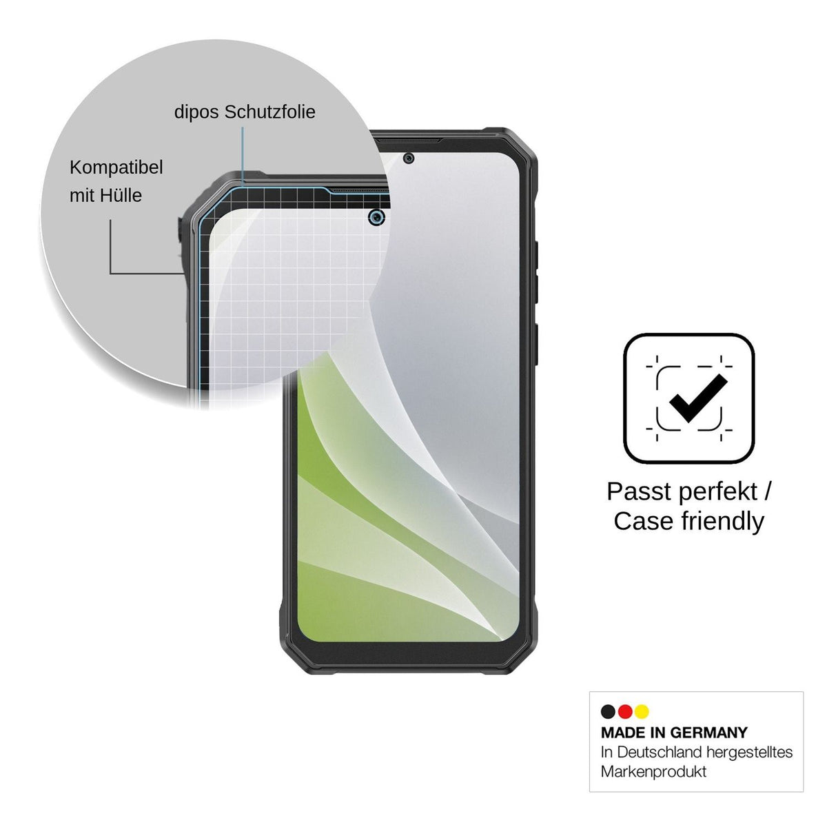 4x Screen Protector for Fossibot F125 Protection Anti Glare dipos