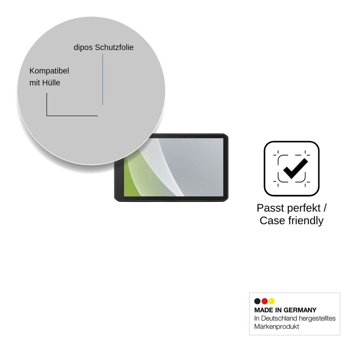 2x Screen Protector for Garmin CamperCam 795 Protection Anti Glare dipos