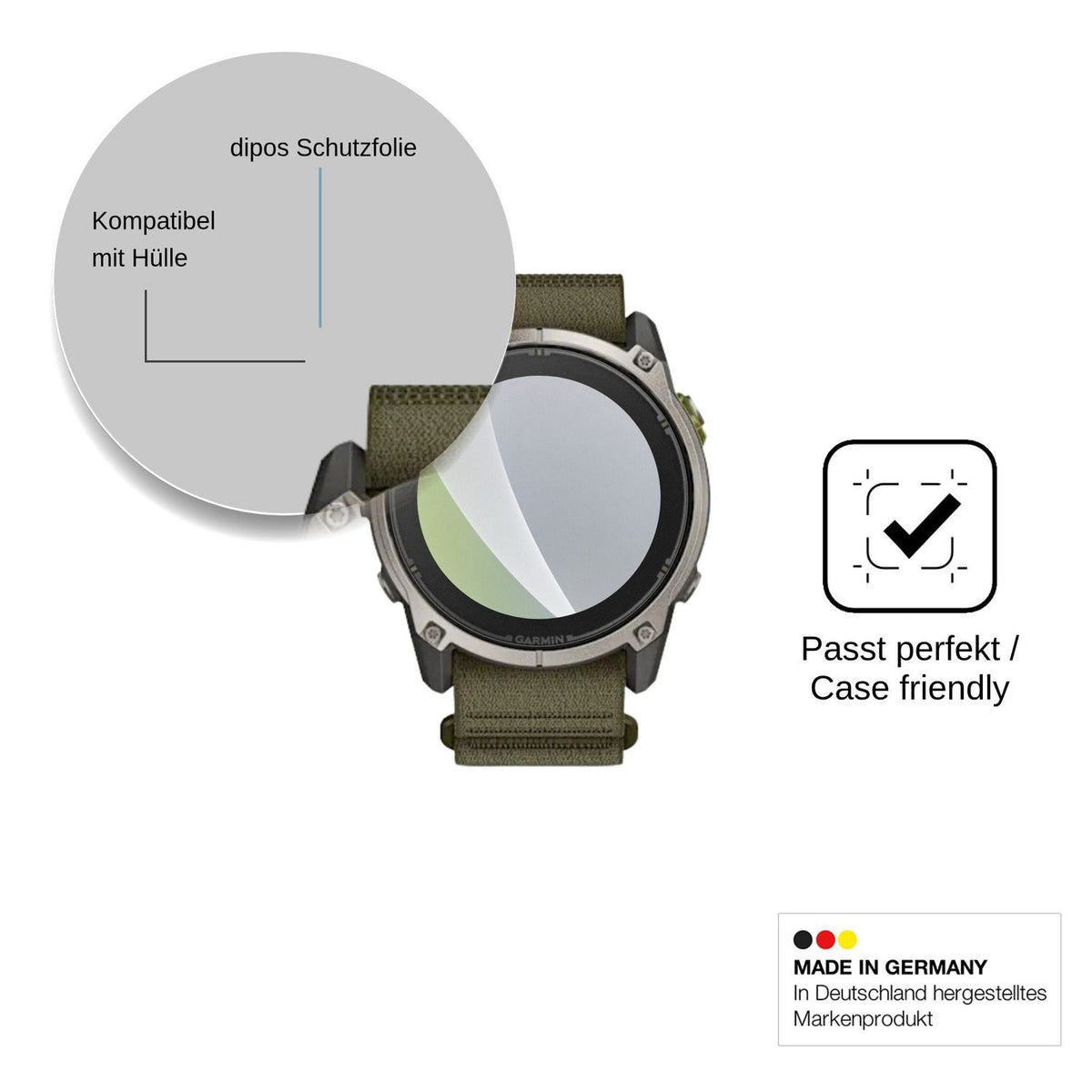 6x Screen Protector for Garmin Enduro 4 Protection Anti Glare dipos