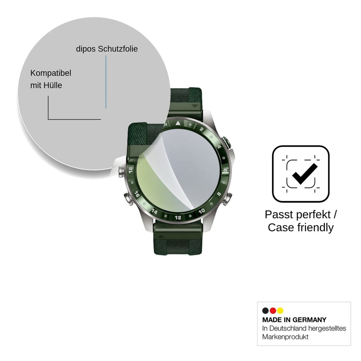 6x Screen Protector for Garmin MARQ Golfer Gen 3 Protection Anti Glare dipos