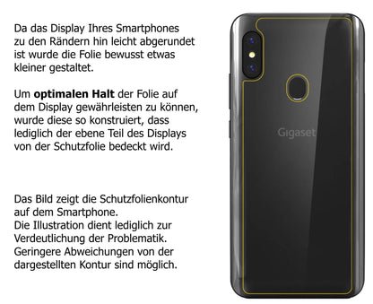 Schutzfolie mit optimaler Passform, zur Verwendung mit Hüllen geeignet