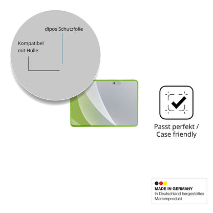 Schutzfolie mit optimaler Passform, zur Verwendung mit Hüllen geeignet